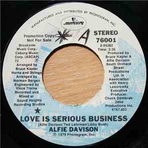 Alfie Davison - Love Is Serious Business download free