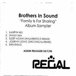 Brothers In Sound - Family Is For Sharing Album Sampler download free