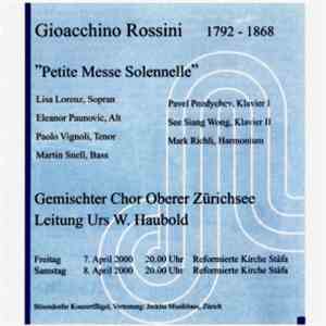 Gemischter Chor Oberer Zürichsee Leitung: Urs W. Haubold - Rossini "Petite Messe Solenelle" download free