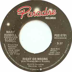 Mary Russell - Right Or Wrong / Up Against The Wall download free