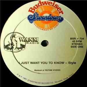 Style  / With-N-Time - I Just Want You To Know / Me And My Jam download free