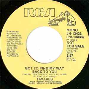 Tavares - Got To Find My Way Back To You download free